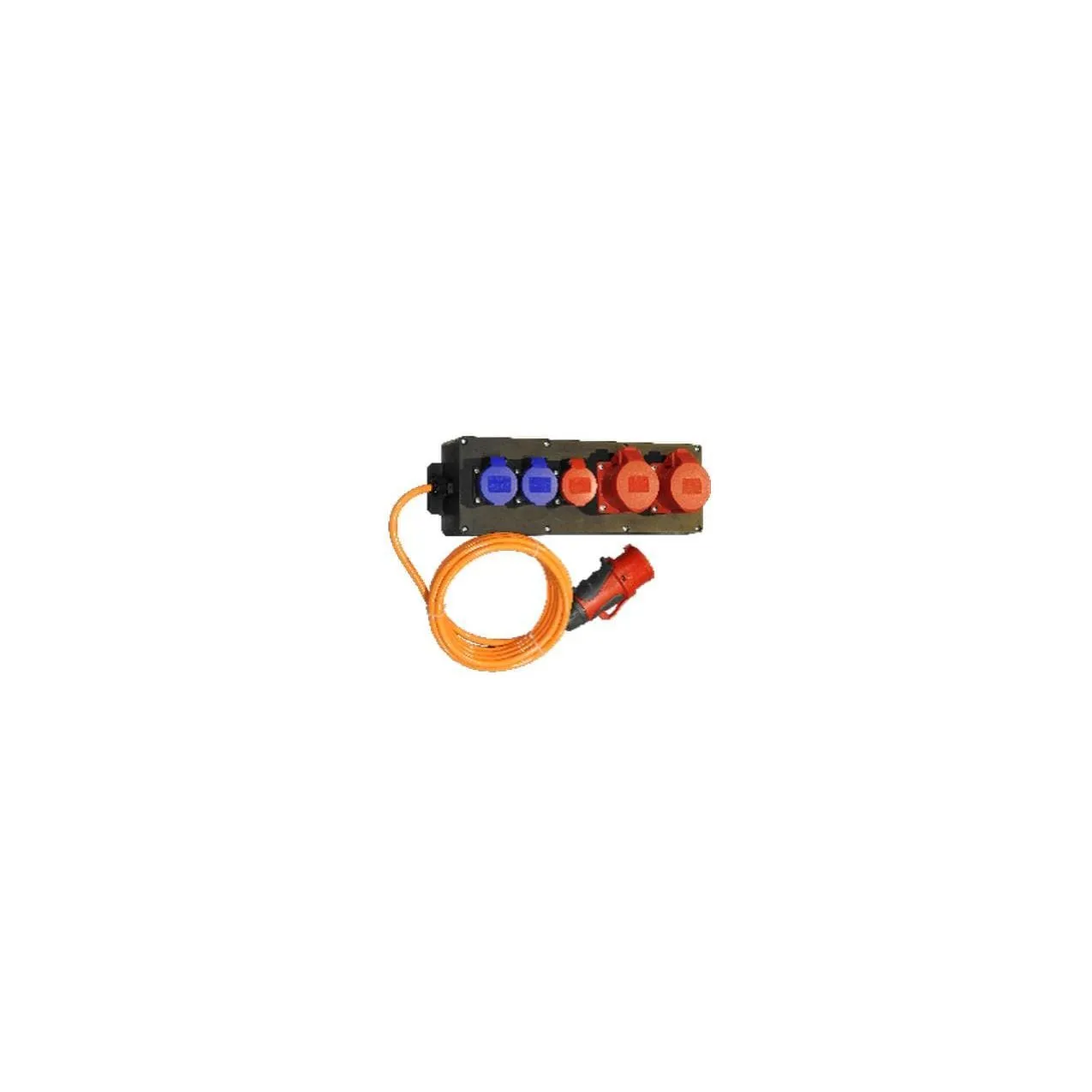 Spälti AG Mobiler Vollgummiverteiler IP54 430 x 79 x 129, 5m