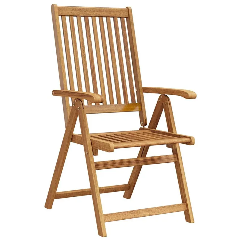 Klappstühle, 8 pezzi, massives Akazienholz