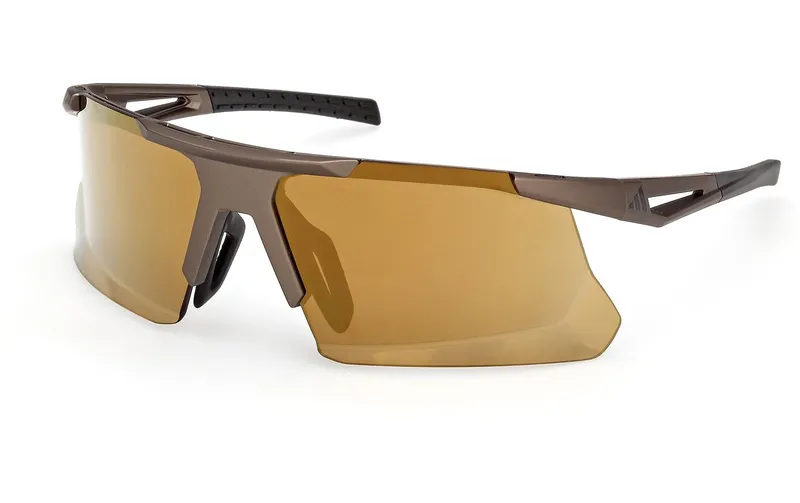 adidas Dunamis BI SP0119 Sport Sonnenbrille, Matte Dark Brown
