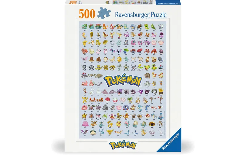Ravensburger Puzzle la ersten 151 Pokémon 500 Teile