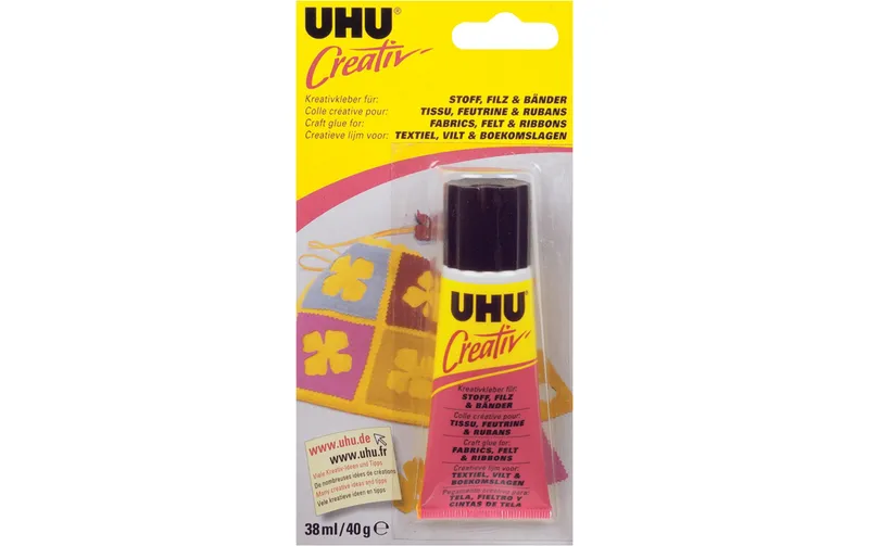 UHU Bastelkleber tissu et Filz 38 ml