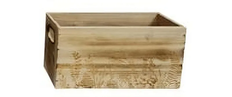 CHALET Pflanzengefäss 20 x 10 x 10 cm, naturale