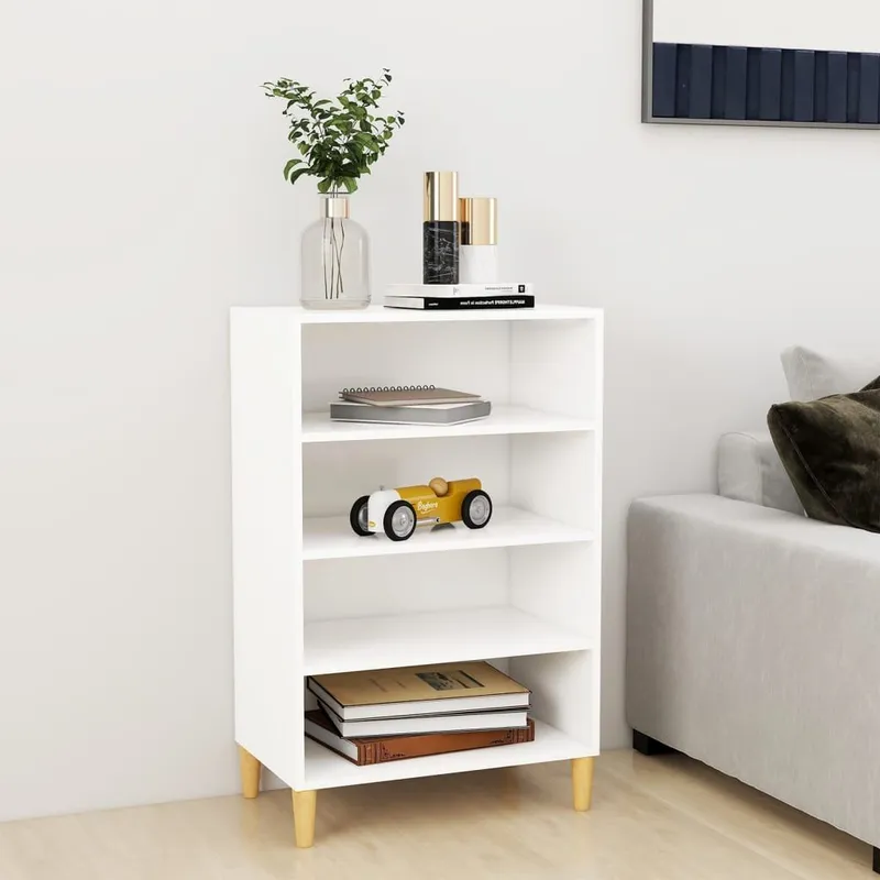 Sideboard bianco 57x35x90 cm derivato del legno