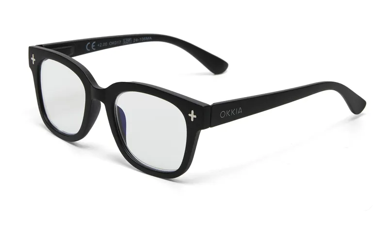 OKKIA Bildschirmbrille Giovanni Black, +0,0