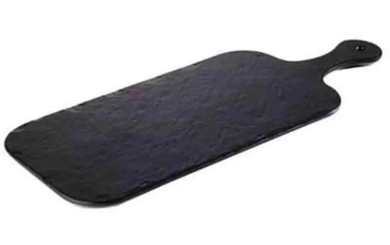 APS Servierplatte Slate Rock 40 cm x 20 cm, noir