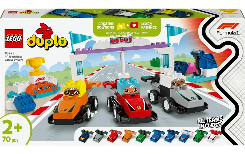 LEGO® DUPLO® F1 Team Race Cars and Drivers 10445