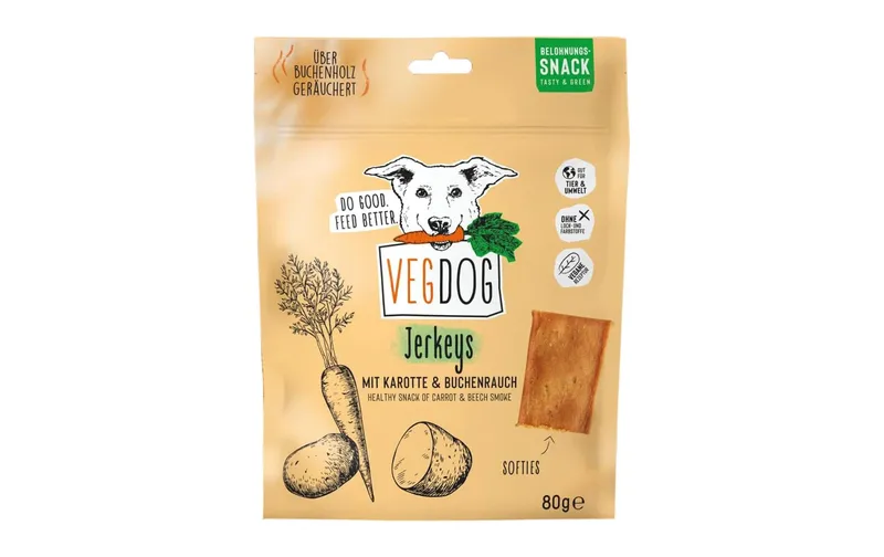 Vegdog Snack Jerkeys 80 g