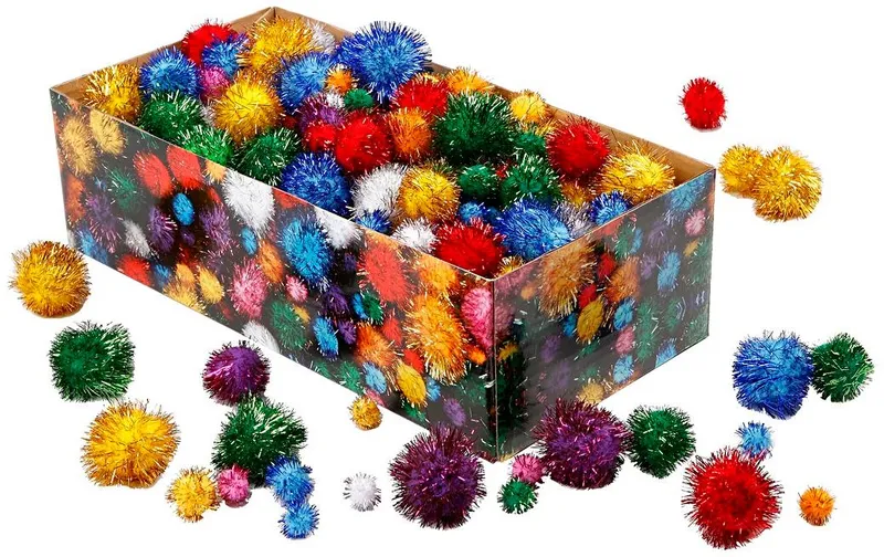 Creativ Company Pompon multicolore, 300 g