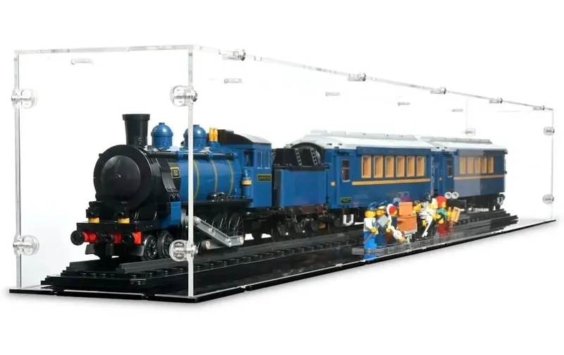 iDisplayit Baukasten Acryl-Display per LEGO 21344 Der Orientexpress