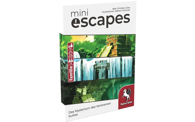 Pegasus Spiele Familienspiel MiniEscapes Das Mysterium des Verlorenen -DE