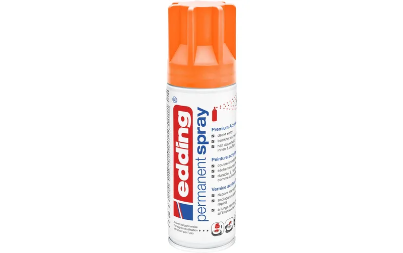 edding Acrylspray 5200 200 ml, Neonorange matt