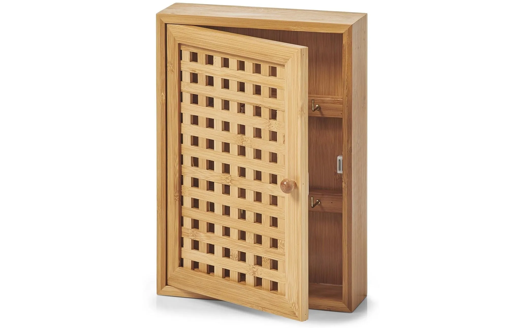 Zeller Present Schlüsselkasten Bamboo Braun