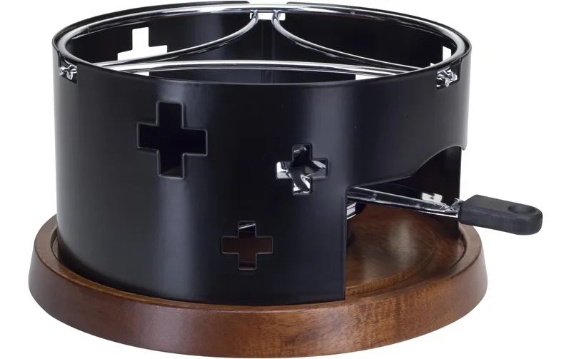 Nouvel Fondue-Rechaud CH-Kreuz black