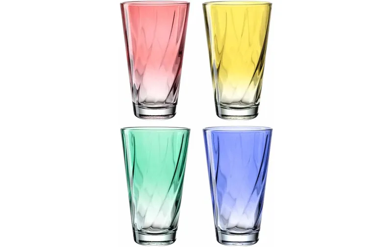 LEONARDO Trinkglas Twist 300 ml, 1 Stück, Transparent