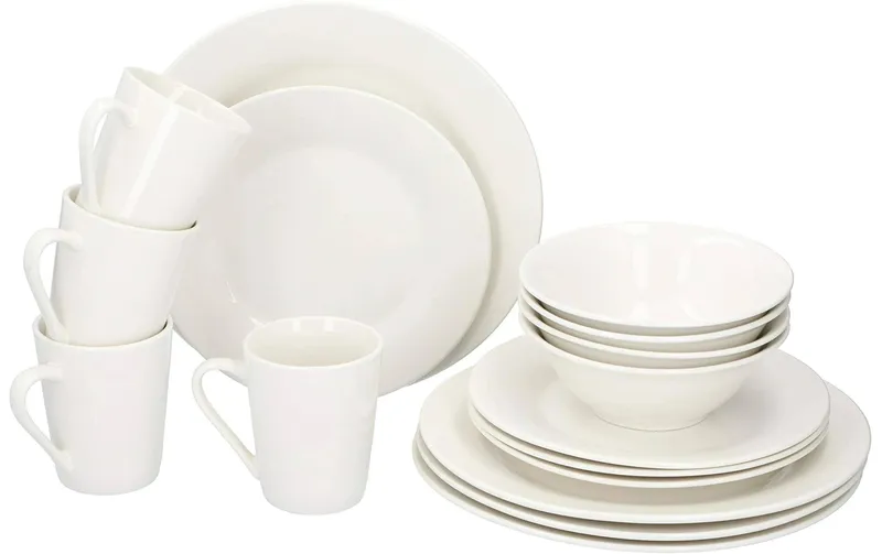 alpina Geschirrset pour 4 Personen 1 pièces,blanc