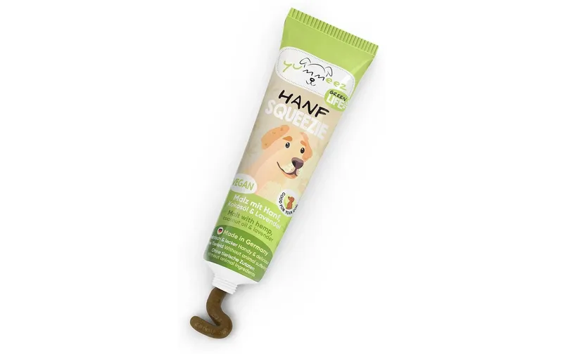 Yummeez Hunde-Nahrungsergänzung Squeezie Hanf 100g