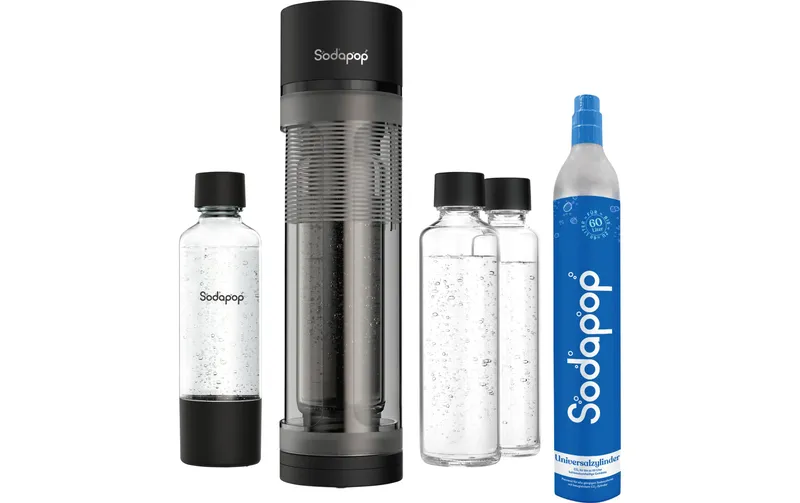 Sodapop Wassersprudler Logan transparent/noir matt