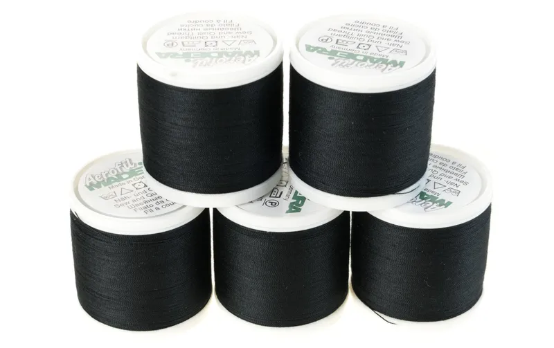 Madeira Näh-, Quilt et Overlockgarn Aerofil 120 noir