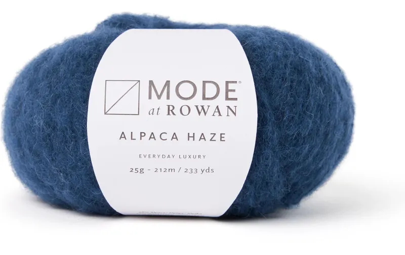 Mode at Rowan Wolle Alpaca Haze 25 g, 212 m, blue