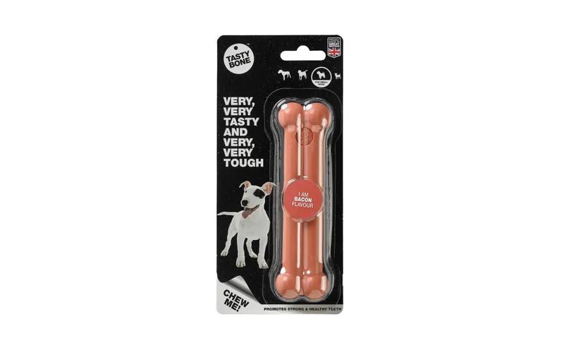 Tasty Bone Spielzeugknochen mit Speckgeschmack, S