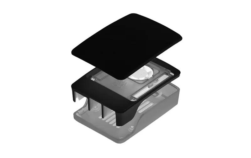 Raspberry Pi Gehäuse SC1160 mit Lüfter nero, Raspberry Pi 5