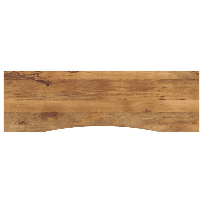 Schreibtischplatte con Aussparung 160x50x2,5cm legno massiccio Mango