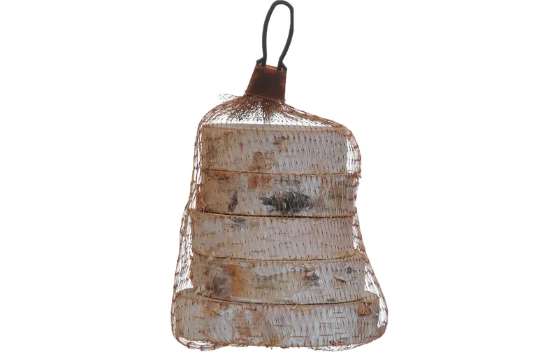 CHALET Décoration à Parsemer, Rondelles de Bouleau en Sachet, 10 cm, 5 Pièces