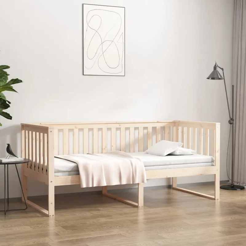 day bed without mattress 90x190 cm solid pine wood