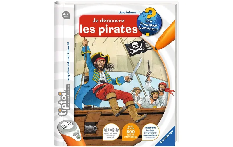 tiptoi Lernbuch Je découvre les pirate -FR