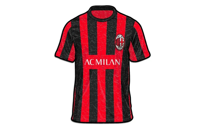 Iconic Puzzle Holz-Puzzle AC Milan – Trikot