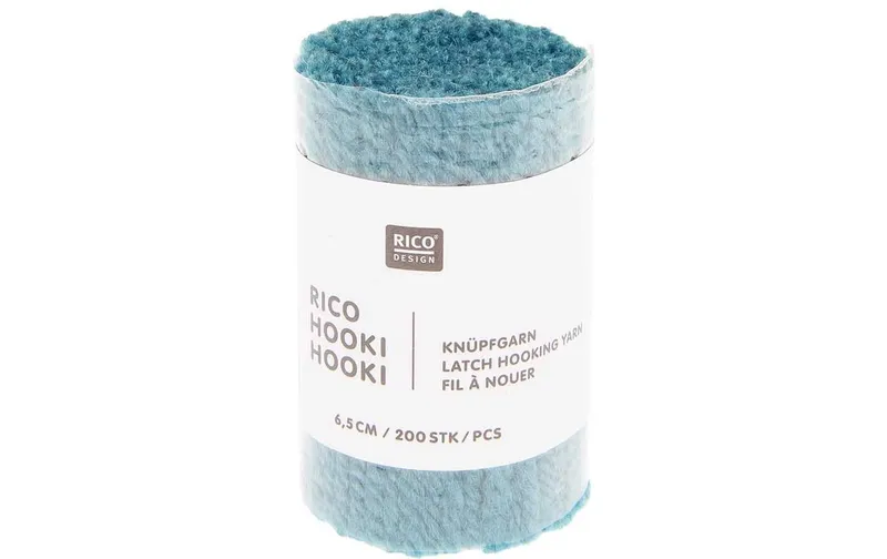 Rico Design Hooki Knüpfgarn Türkis