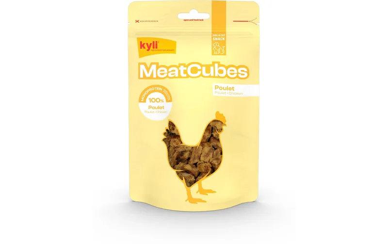kyli Leckerli MeatCubes Poulet, 150 g