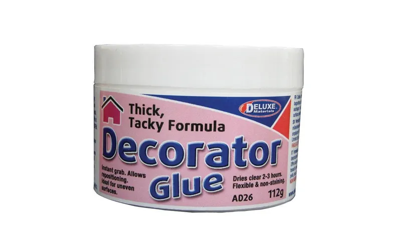Deluxe Materials Modellbauklebtissu Decorator Glue 1 pièces, blanc