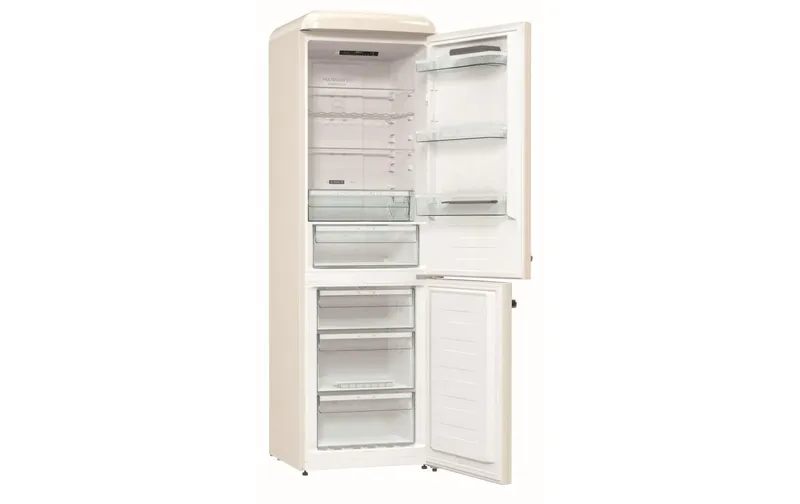 Gorenje Kühl-Gefrierkombination ONRK619DC Beige, Rechts
