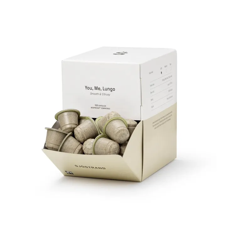 Sjöstrand Kaffeekapseln You, me, Lungo 100 pièces