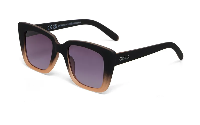 OKKIA Sonnenbrille Elba Black, Pink Lens