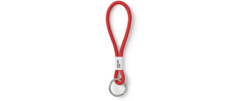 Pantone by Copenhagen Design Schlüsselanhänger Key Chain Short Nylon rouge 18 cm kurz