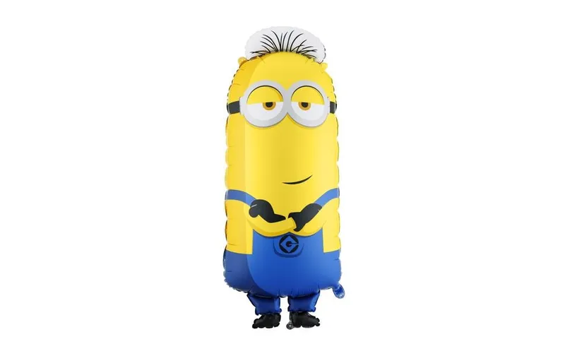 Partydeco Ballon PartyDeco en feuilles de couleur Minion Tim Bleu/Multicolore/Jaune