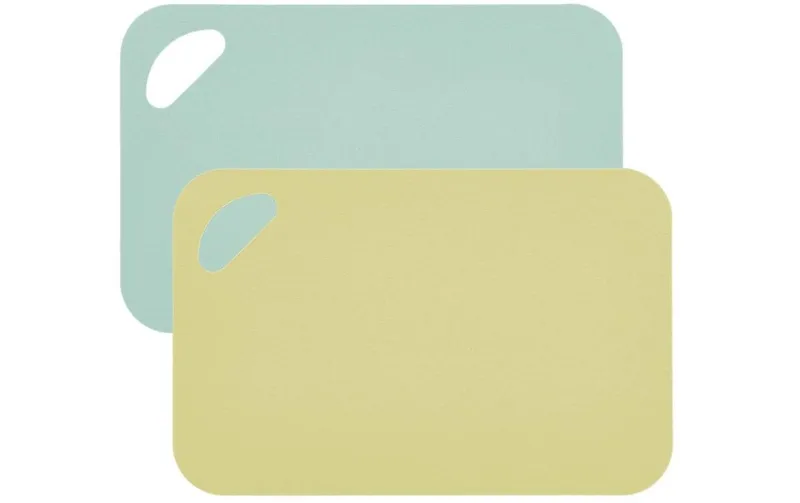 Zeller Present Schneidebrett-Set Gelb/Grün 19 cm x 29 cm