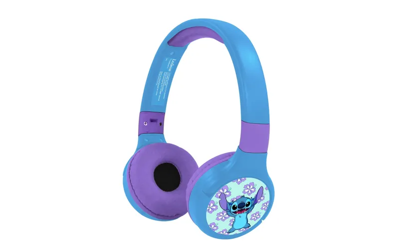 Lexibook 2-in-1-Bluetooth/Kabel-Kopfhörer Stitch blue