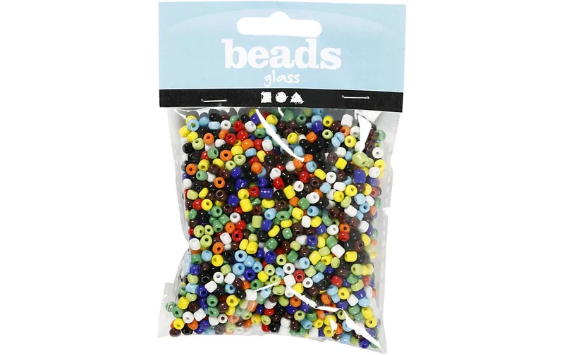 Creativ Company Rocailles-Perlen 130 g, multicolour