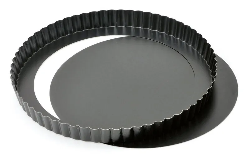 Kaiser Quiche-Backform mit Hebeboden 28 cm, nero