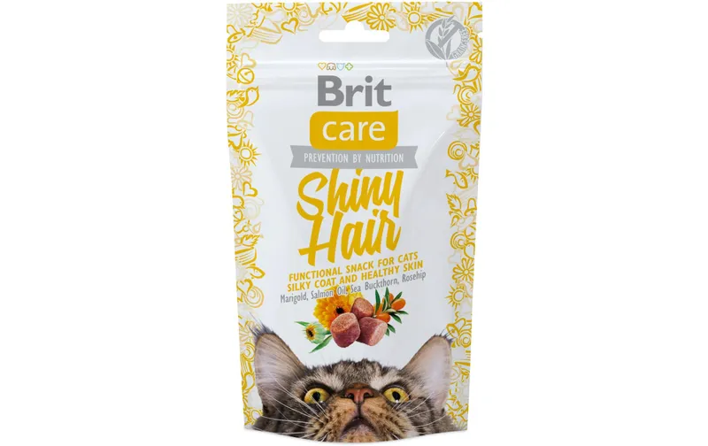 Brit Katzen-Snack Care Snack Shiny Hair 50 g