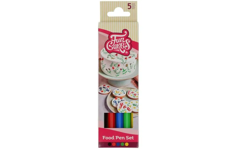 Funcakes Lebensmittelstifte Set Primärfarben