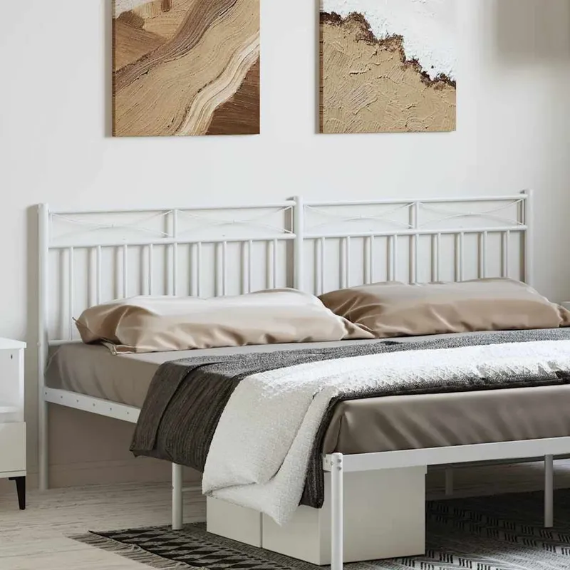 Ersatz-Kopfteil Metall bianco 180 cm