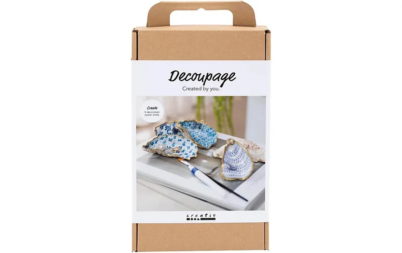 Creativ Company Bastelset Decopatch Muscheln-Schalen