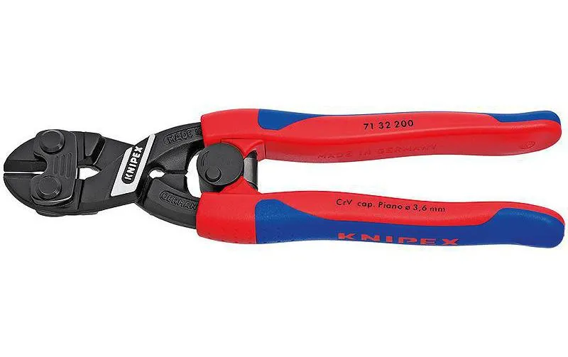 Knipex Kompakt-Bolzenschneider CoBolt 200 mm avec Öffnungsfeder
