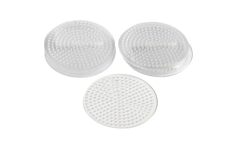 Creativ Company Bügelperlen Platten Kreis transparent