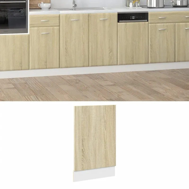 Geschirrspülerblende Lyon Sonoma-Eiche 45x3x67 cm Holzwerkstoff
