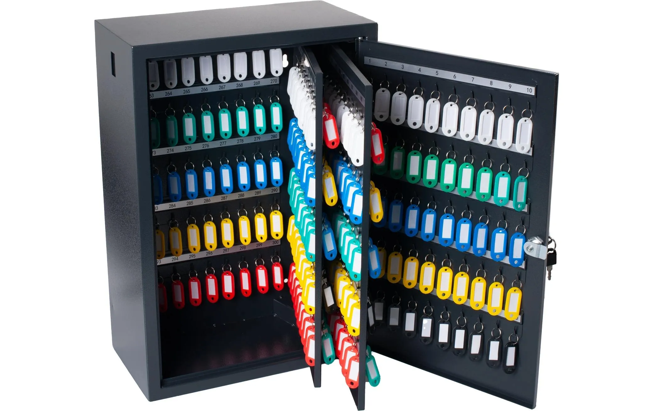 Pavo Schlüsselkasten Deluxe 300 Haken, Grau